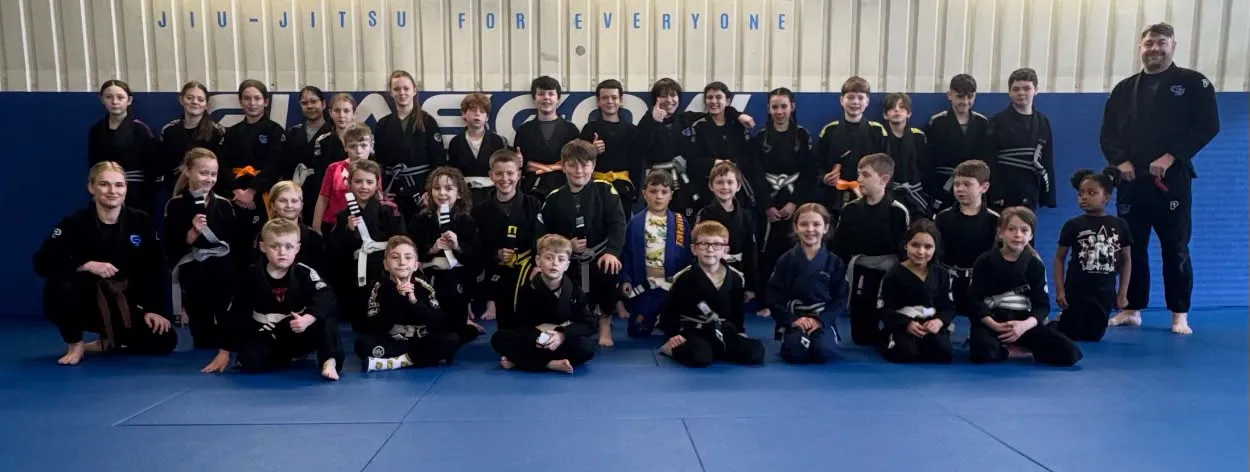 Kids Jiu Jitsu class training